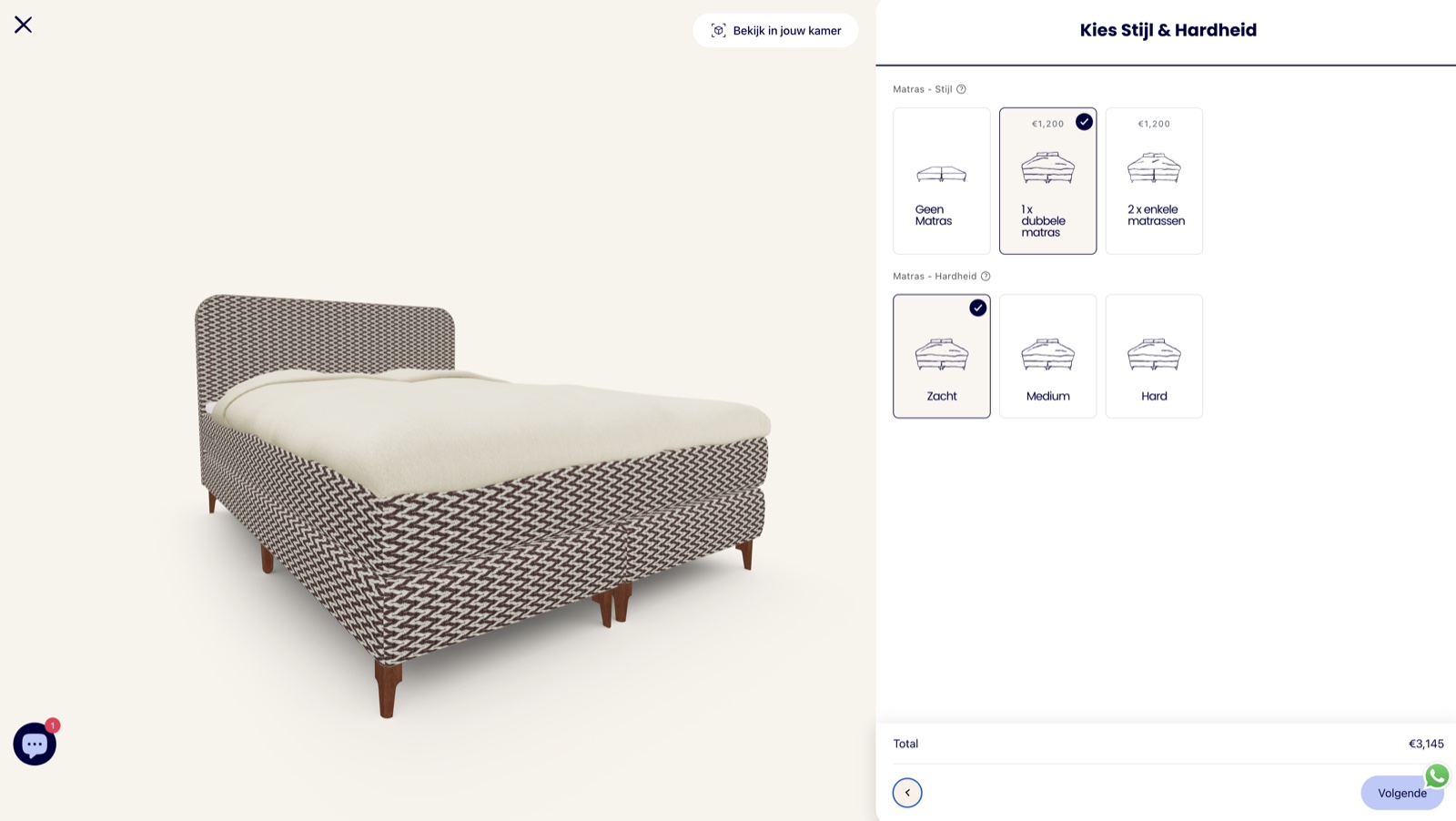 Branded 3D product configurator integratie op basis van 360models